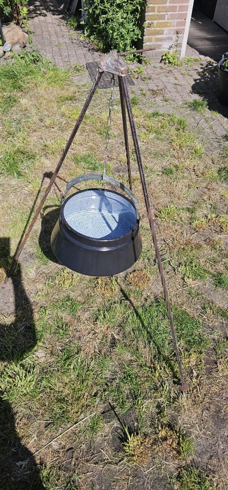 Een klassieke Hongaarse bogrács-set, Tuin en Terras, Barbecue-accessoires, Ophalen