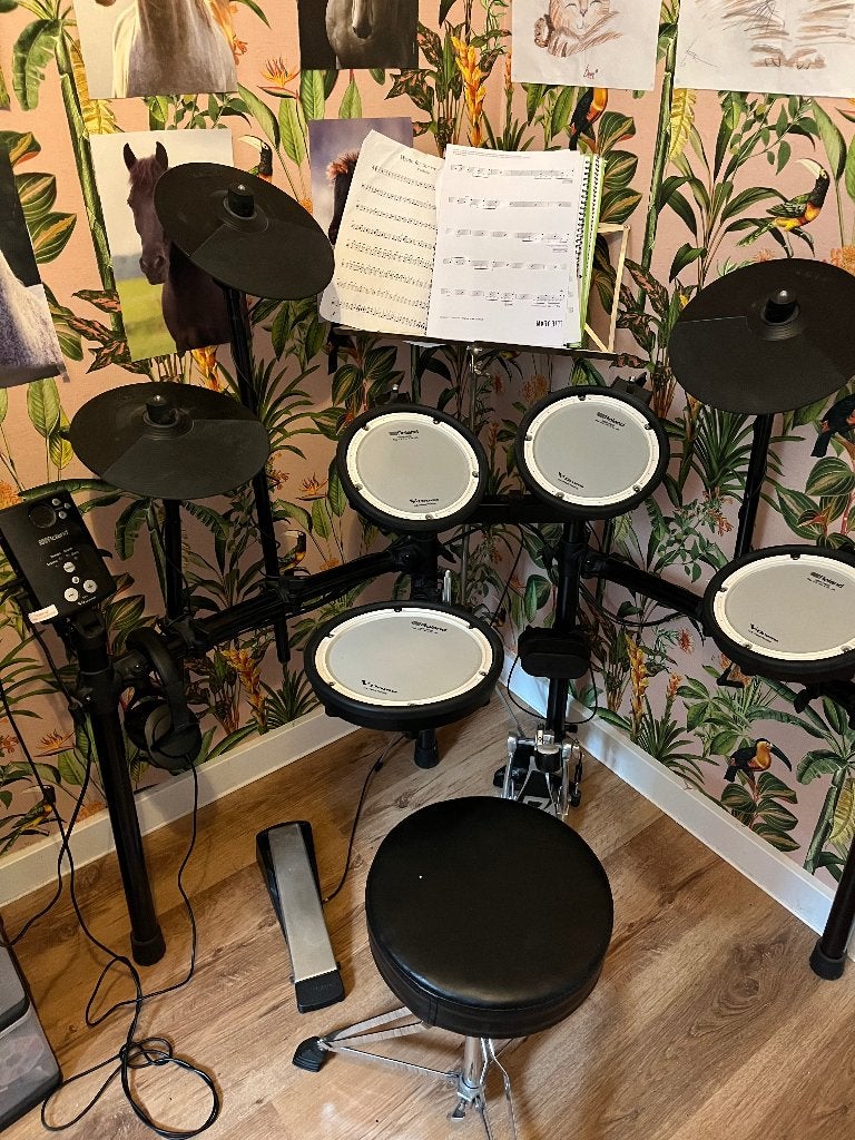 Elektrisch drumstel roland TD-1DMK v-drum, Ophalen, Gebruikt, Roland, Elektronisch