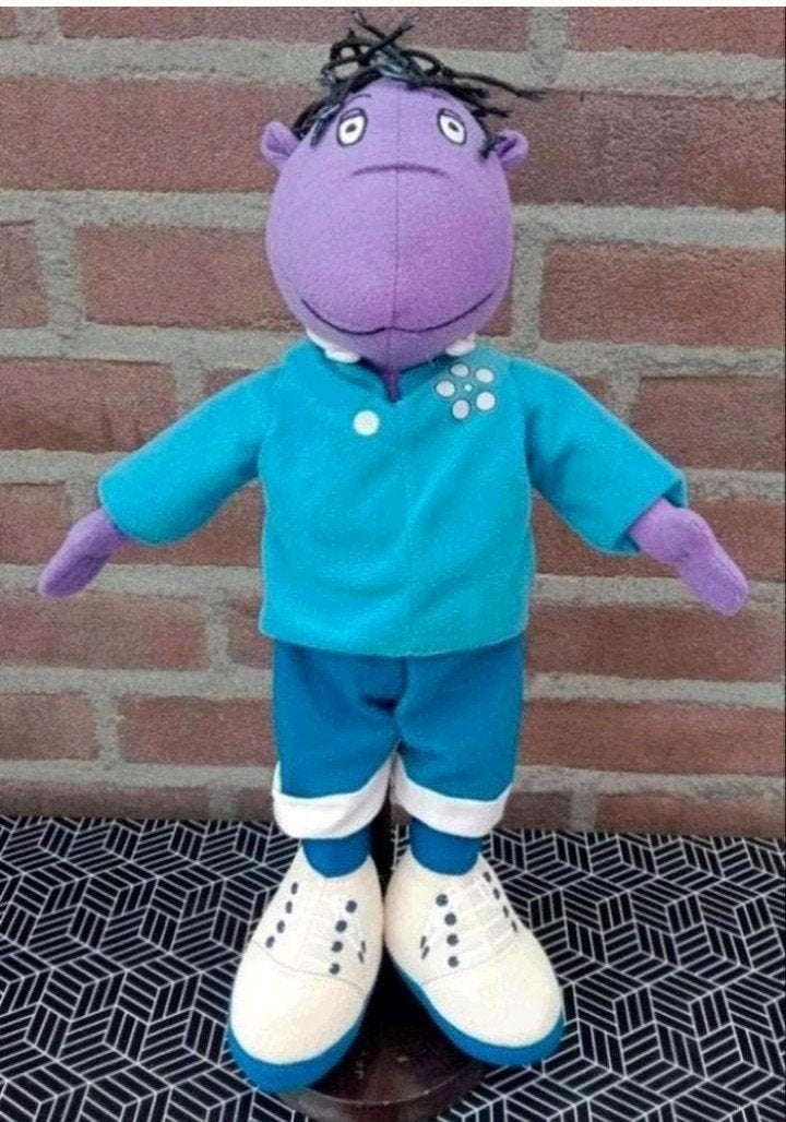 Hasbro Purple Milo TWEENIES Karakter Pluche 34 cm, Ophalen, Zo goed als nieuw, Overige typen