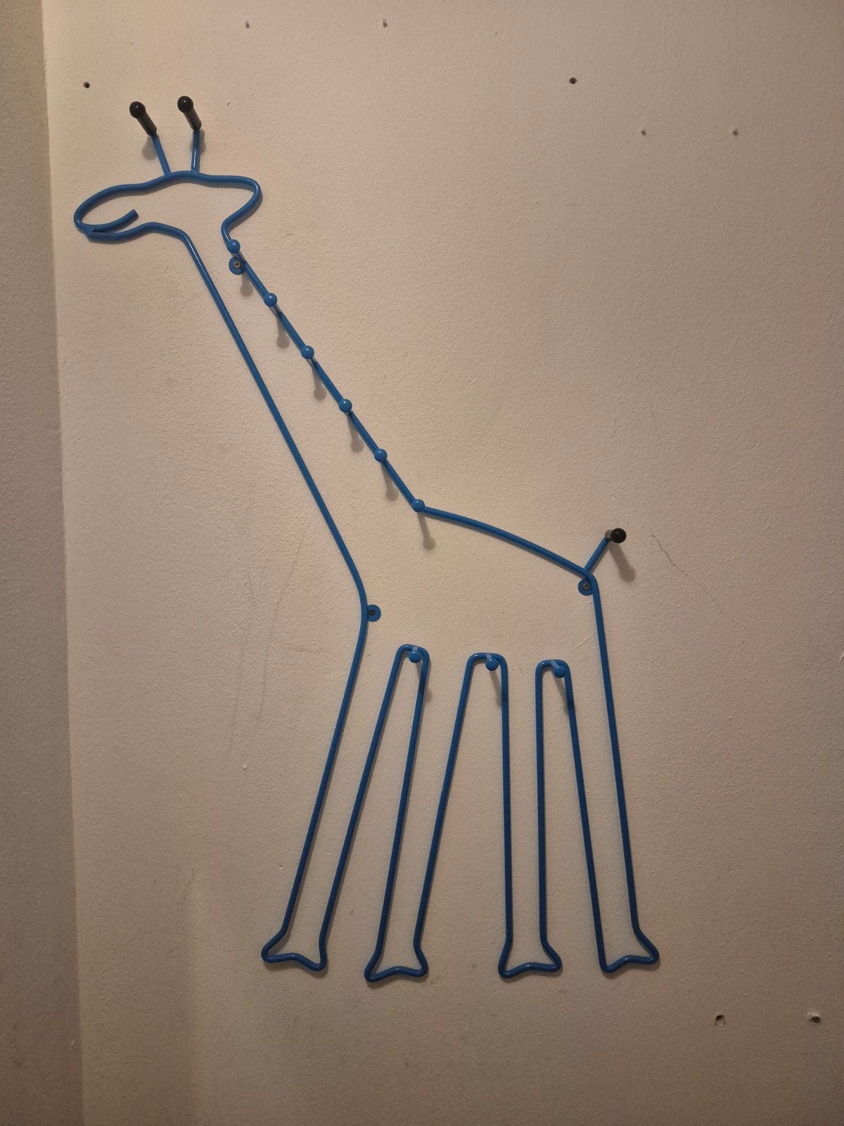 Vintage IKEA giraffe kapstok uit de jaren '90, Ophalen, Vintage, Gebruikt, Blauw