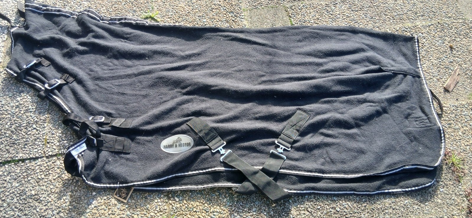 Fleecedeken shetlander met vaste hals Nieuw, Shetlander/Mini, Nieuw, Dubbele borstsluiting, Deken