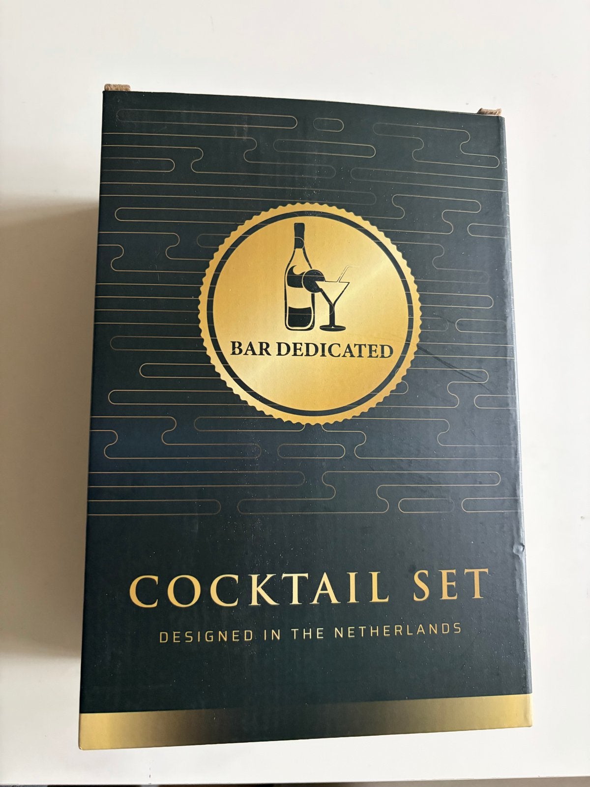 Bar Dedicated Cocktail Set - Nieuw in doos, Huis en Inrichting, Overige typen, Nieuw, Ophalen of Verzenden, Zwart
