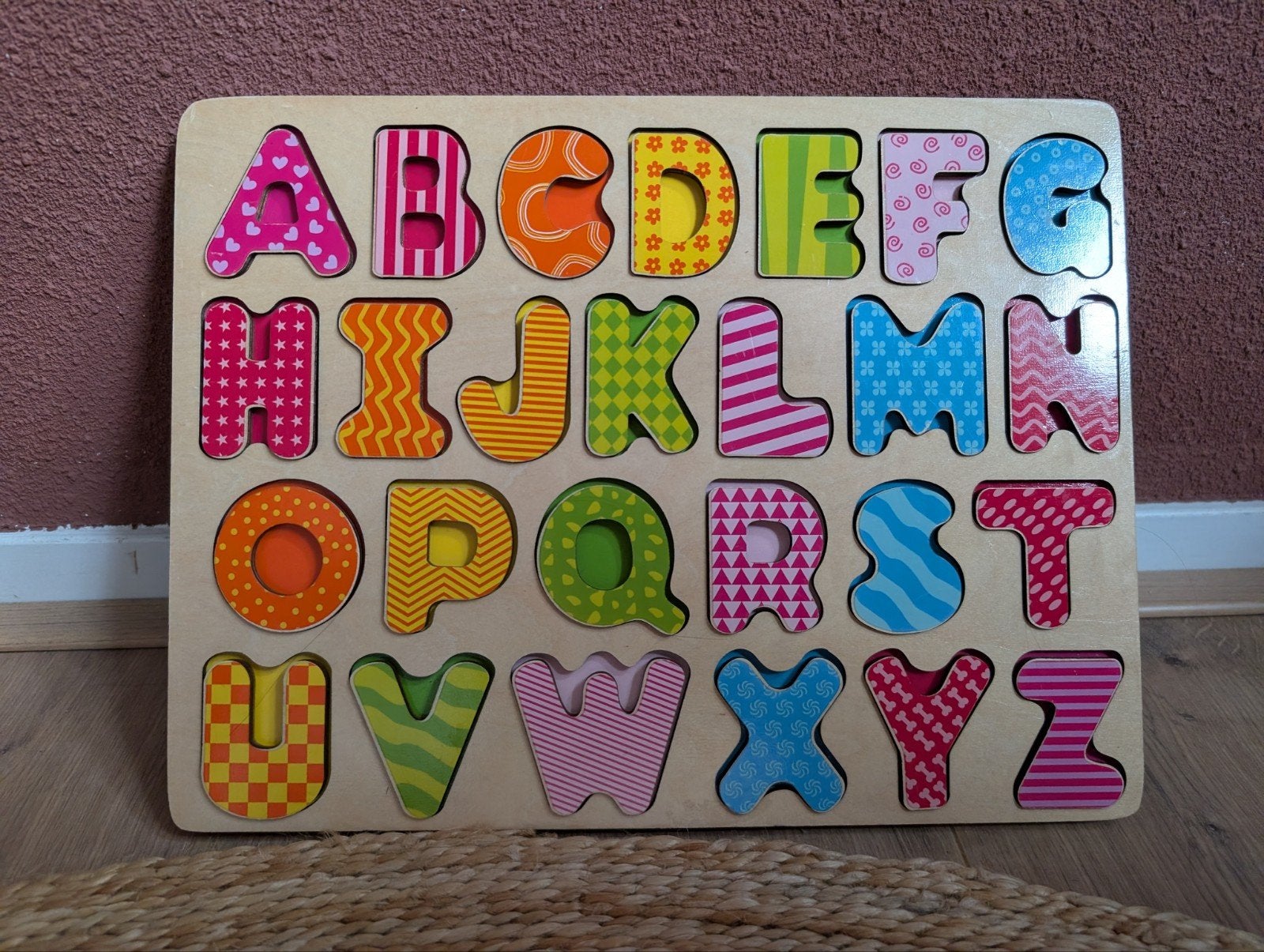 Houten alfabet puzzel voor kinderen, Ophalen, Gebruikt, Overige typen