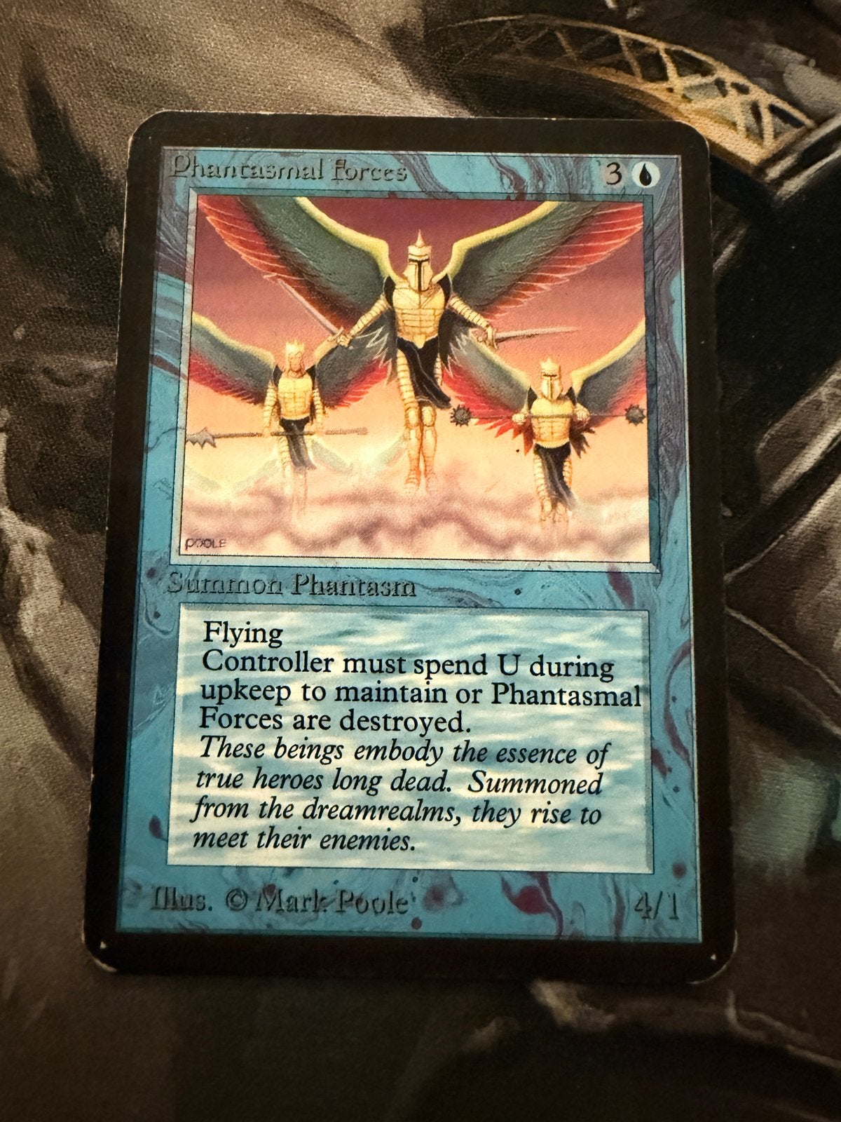 Magic: The Gathering - Phantasmal Forces (Alpha), Ophalen of Verzenden, Gebruikt, Losse kaart