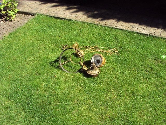 antieke olielamp, Antiek en Kunst, Antiek | Lampen, Ophalen