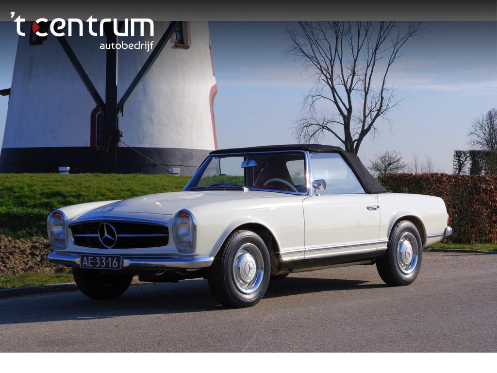Mercedes-Benz SL-Klasse 230 SL Pagode W113 Automaat European, Auto's, Automaat, Achterwielaandrijving, Cabriolet, Wit