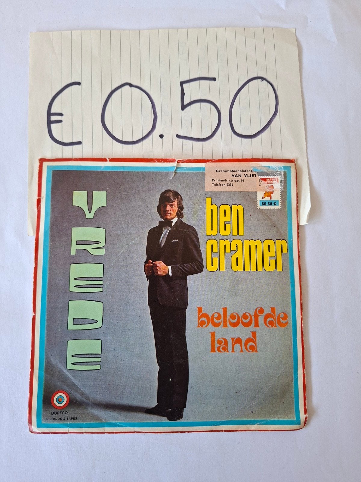 Ben Cramer, Ophalen of Verzenden, Gebruikt, 7 inch, Nederlandstalig