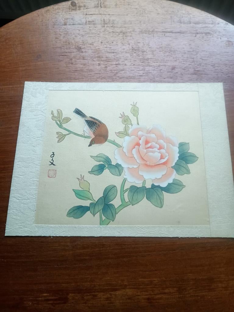 China kunst Chinees tekening prent, Antiek en Kunst, Ophalen of Verzenden