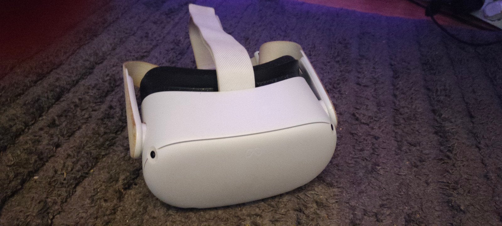 Oculus Quest 2 VR-bril met controllers, Ophalen of Verzenden, Gebruikt, VR-bril, Overige platformen