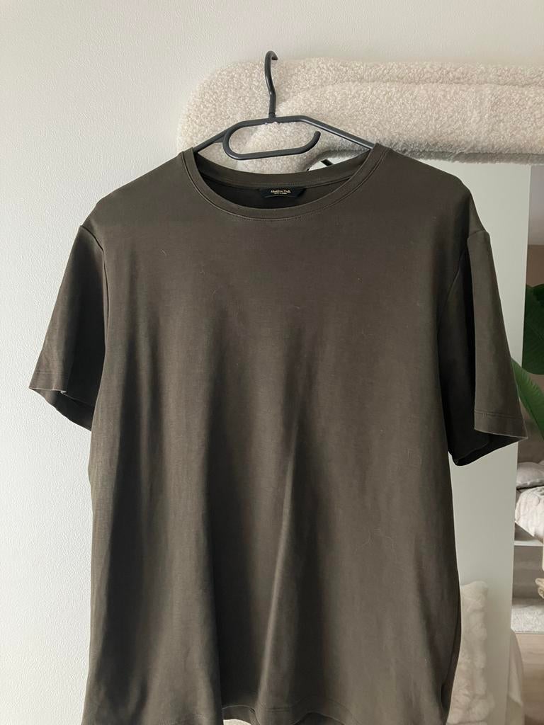Massimo Dutti T-shirt Maat S, Ophalen of Verzenden, Gedragen, Maat 46 (S) of kleiner, Groen