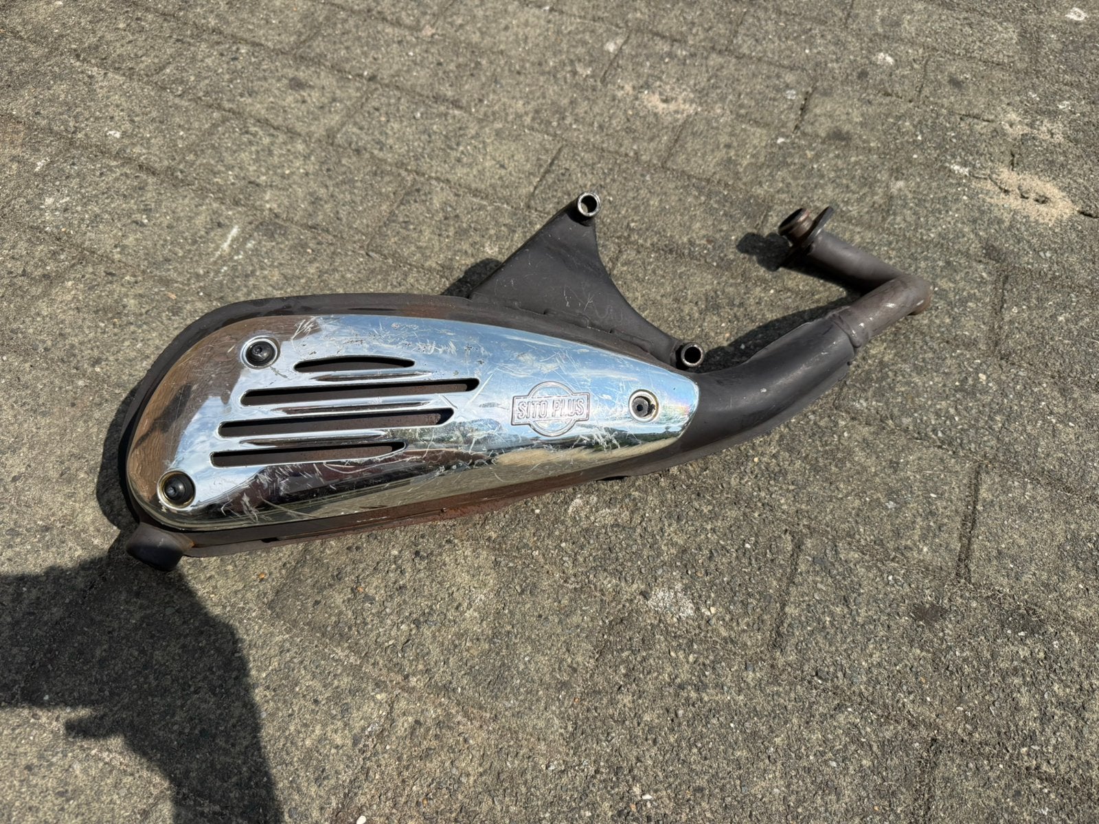 Vespa / Zip 2takt uitlaat sitoplus piaggio origineel, Ophalen of Verzenden