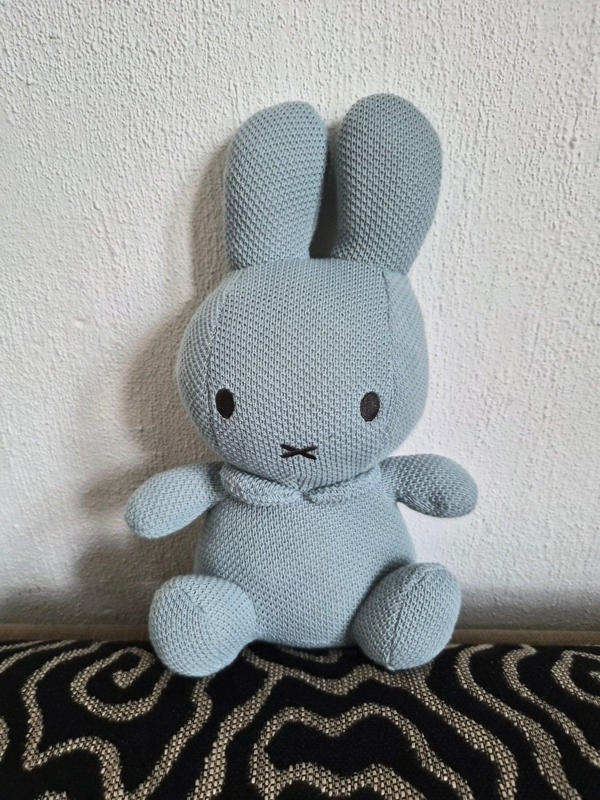 Nijntje knuffel van Tiamo, lichtblauw, zo goed als nieuw, Blauw, Konijn, Nijntje, Ophalen of Verzenden