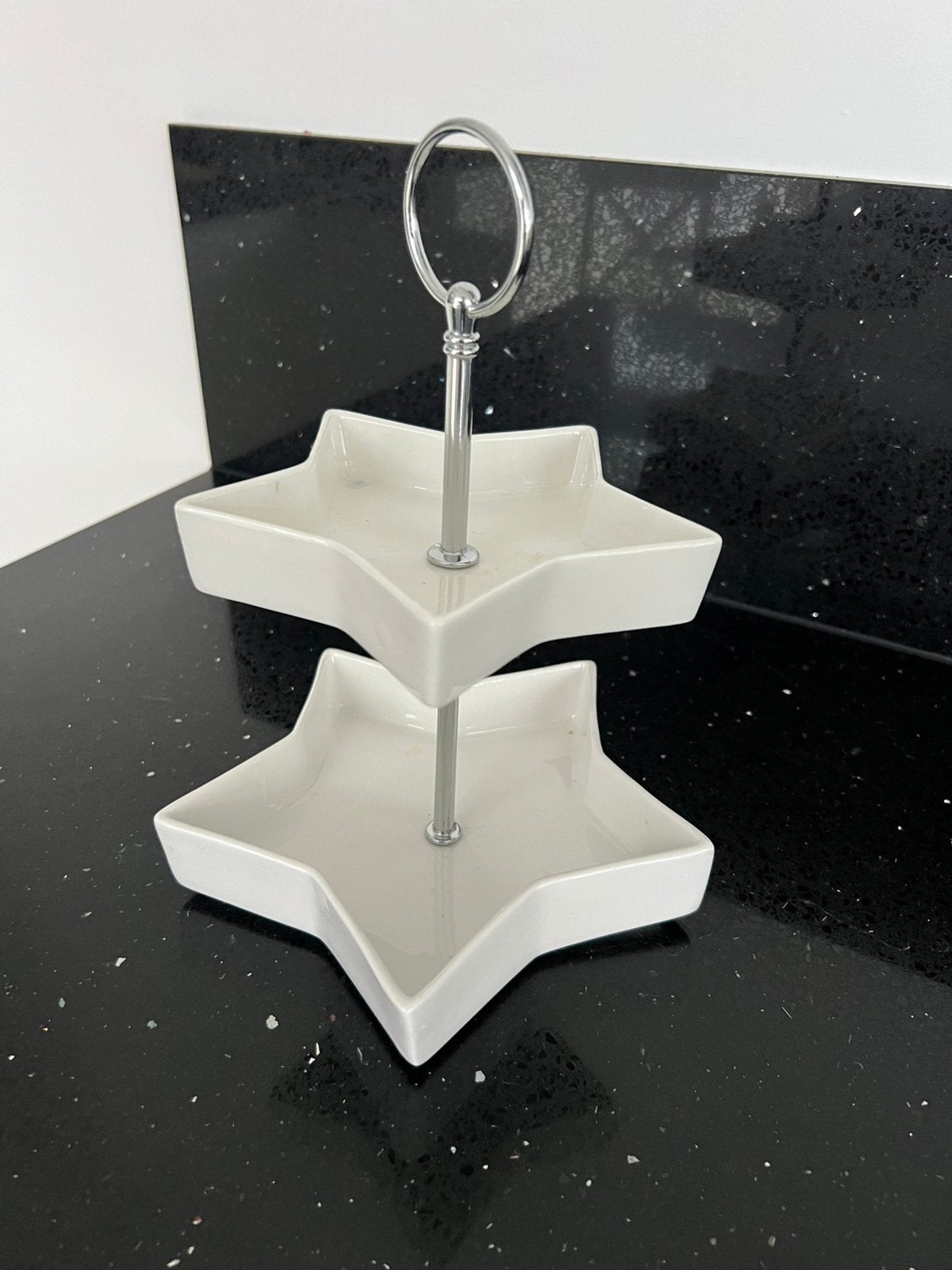 Nieuw Etagere stervorm 2 laags, Ophalen of Verzenden, Nieuw