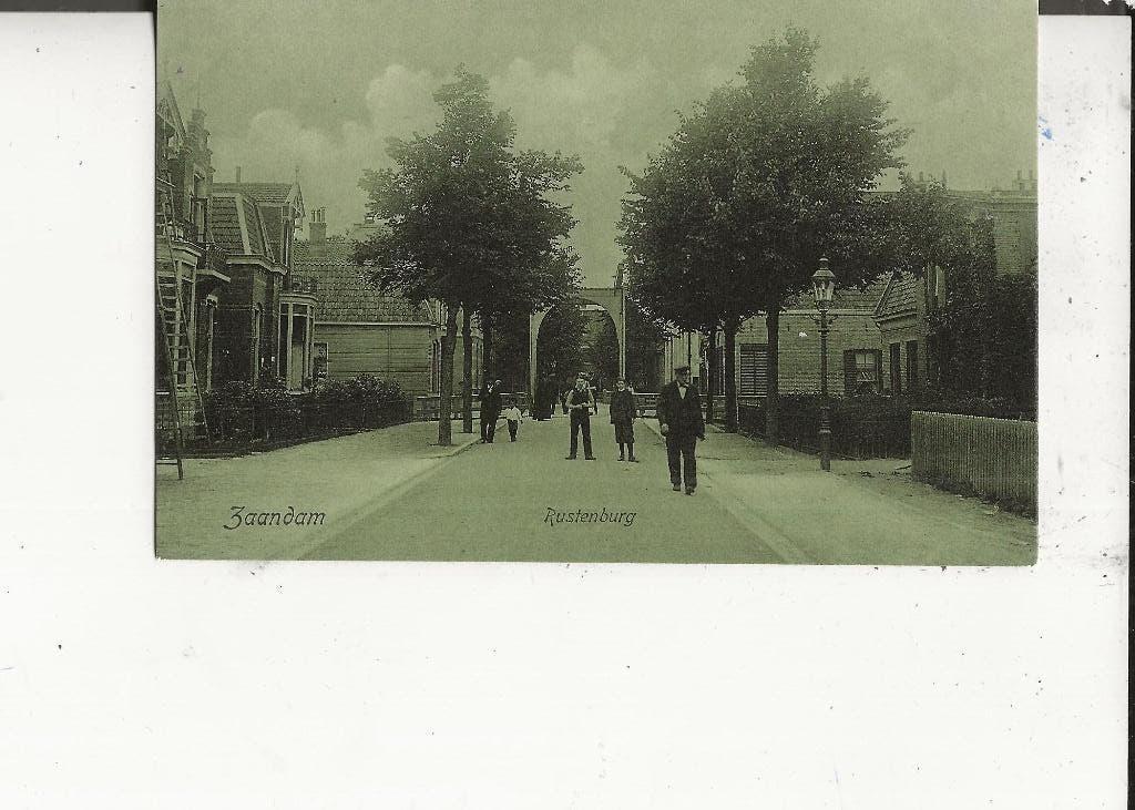 Zaandam Rustenburg, Verzamelen, Ophalen of Verzenden, Voor 1920, Ongelopen, Noord-Holland
