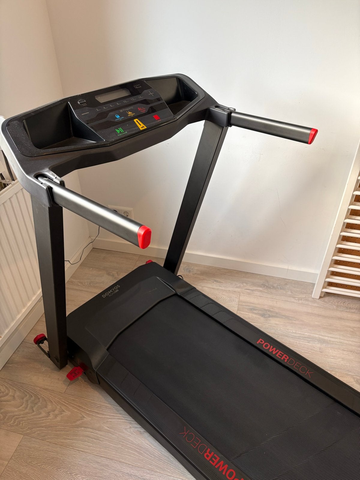 Domyos Run100 Loopband - Compact en Krachtig, Ophalen, Zo goed als nieuw, Metaal, Loopband