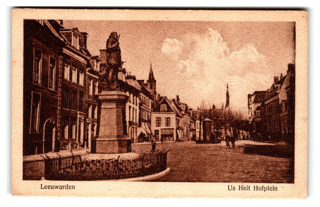 Leeuwarden, Us Heit Hofplein, Verzenden, 1920 tot 1940, Gelopen, Friesland