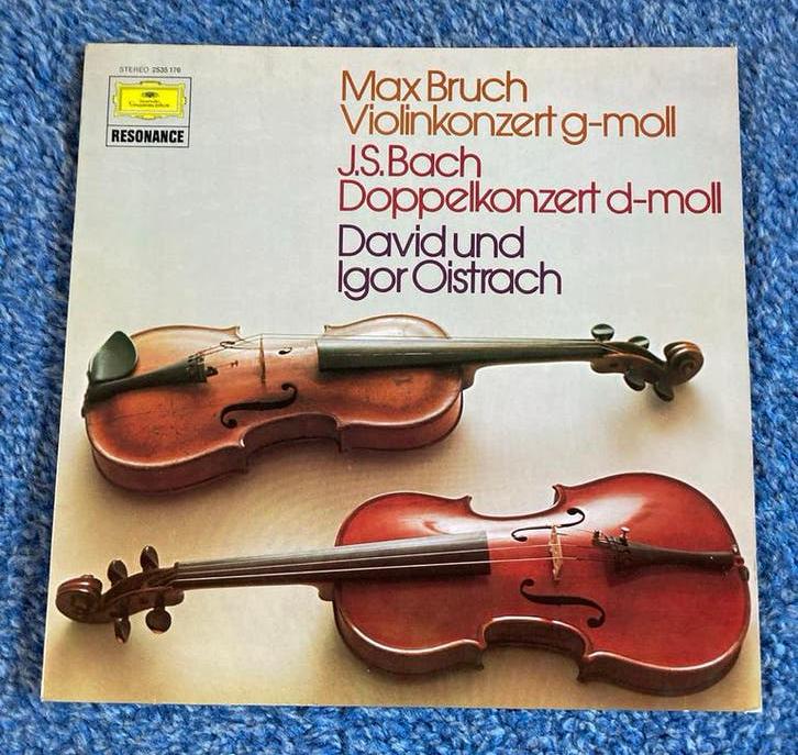 Max Bruch, J.S. Bach - Violinkonzert, Doppelkonzert, Cd's en Dvd's, Gebruikt, Ophalen of Verzenden, Romantiek, 12 inch
