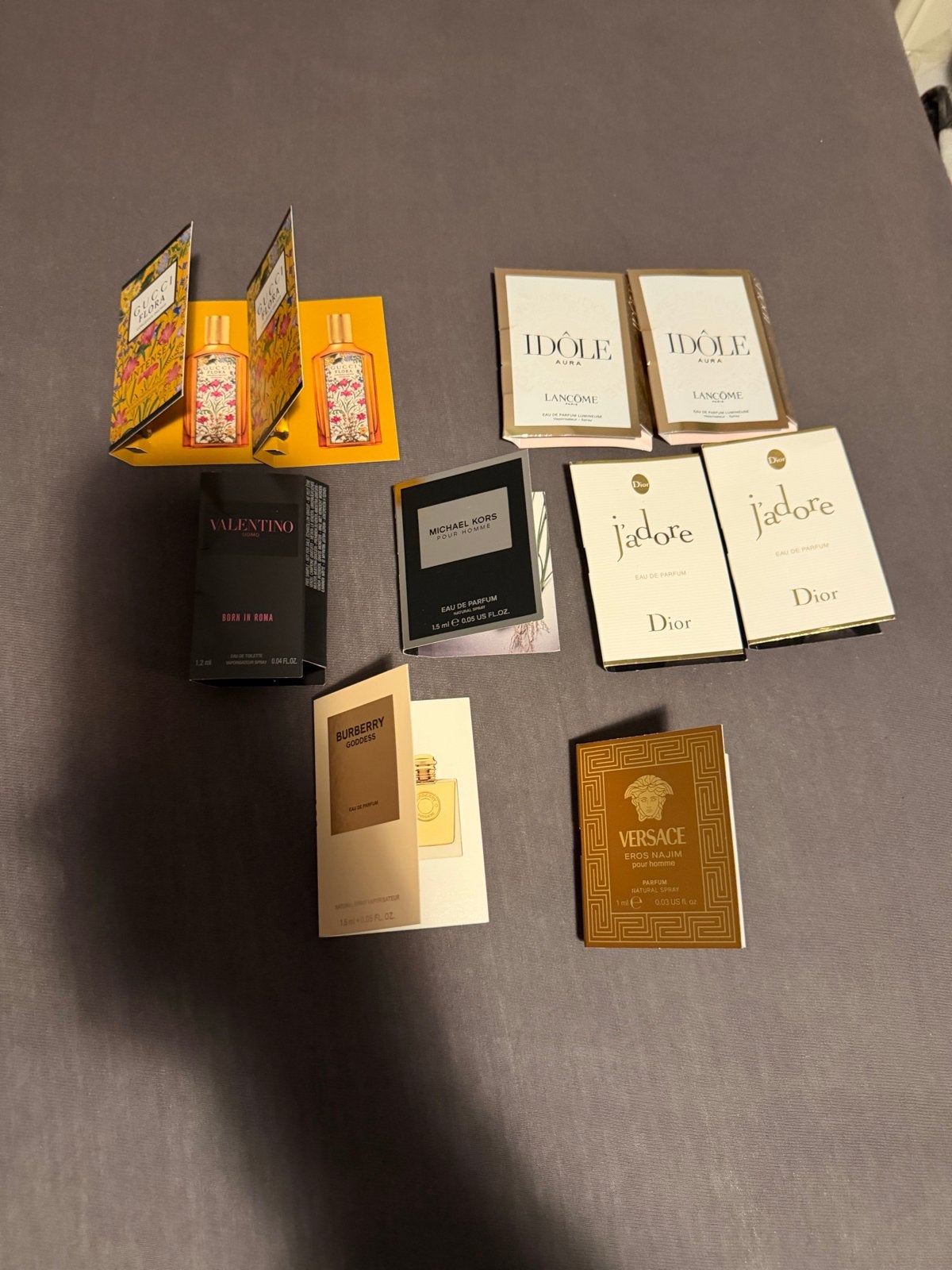 10 parfum samples: Gucci, Dior, Burberry, Versace e.a., Ophalen of Verzenden, Nieuw