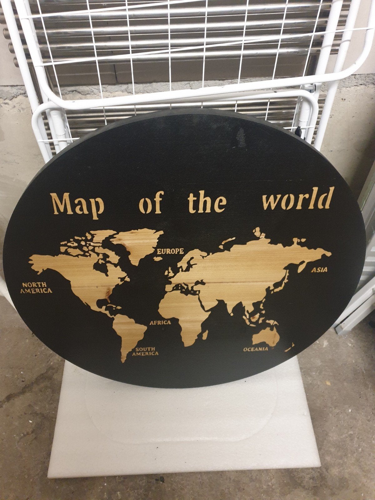 Te koop map of the world, Huis en Inrichting, Ophalen of Verzenden