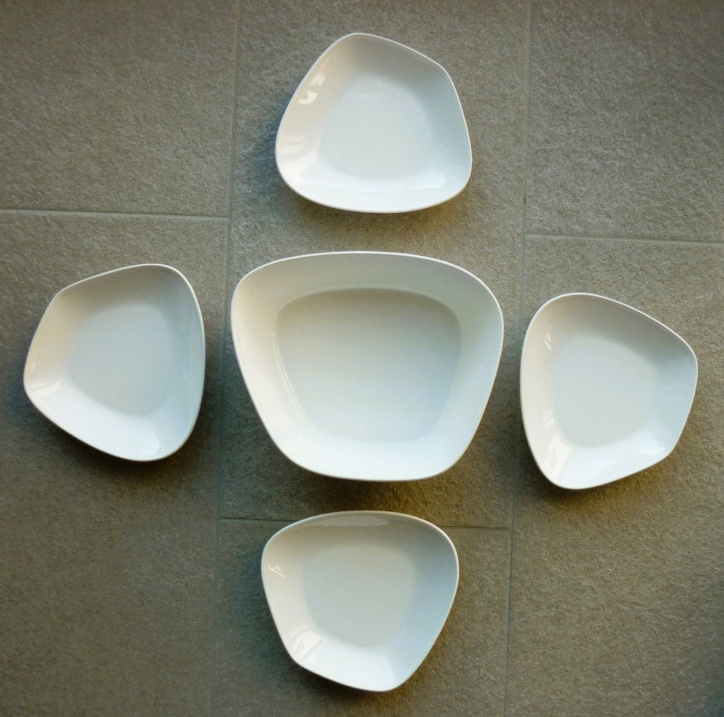Saladeset wit, Ophalen, Overige stijlen, Aardewerk, Schaal of Schalen