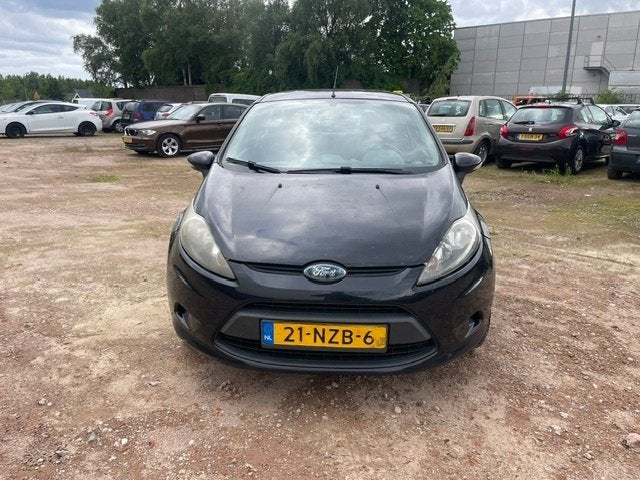Ford Fiësta 1.25 44KW 5 Deurs 2010 Zwart Airco, Voorwielaandrijving, Stof, 40 €/maand, 4 cilinders