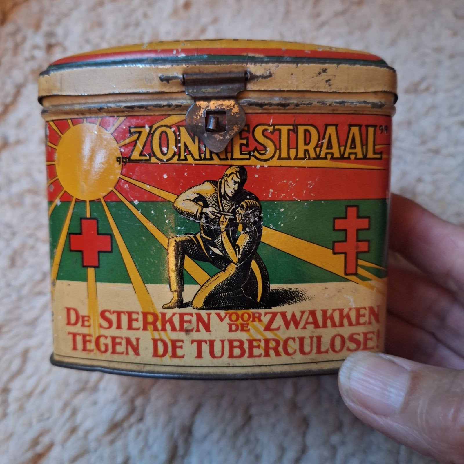 Vintage Collectebus – Zonnestraal Tuberculose bestrijding, Verzamelen, Ophalen of Verzenden, Gebruikt, Overige