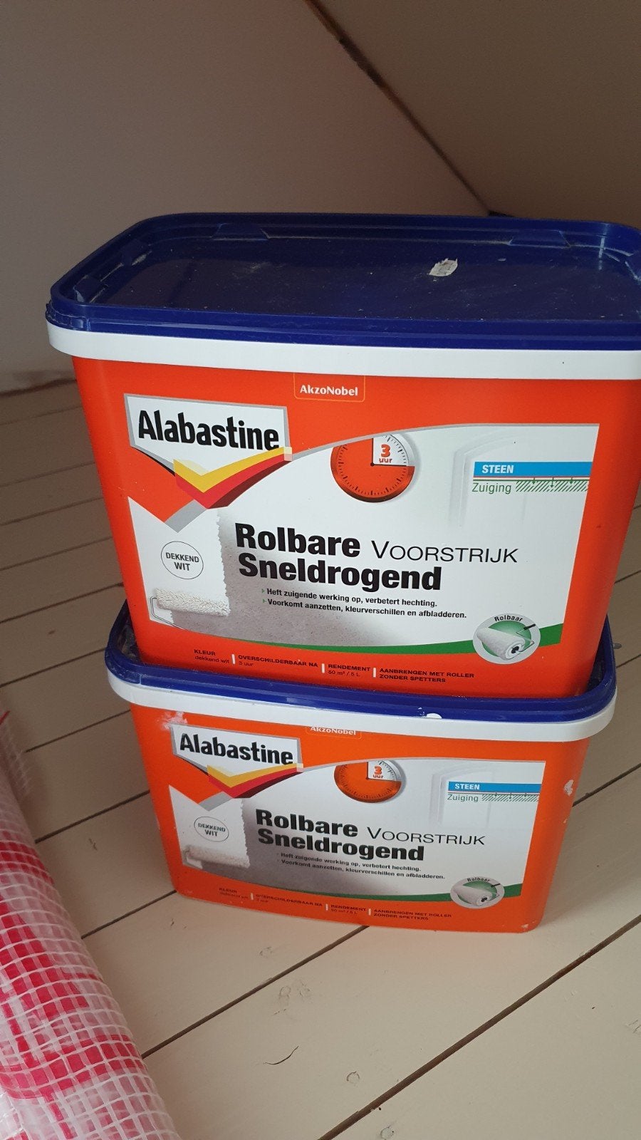 Alabastine Rolbare Voorstrijk Sneldrogend, 5 tot 10 liter, Ophalen, Nieuw