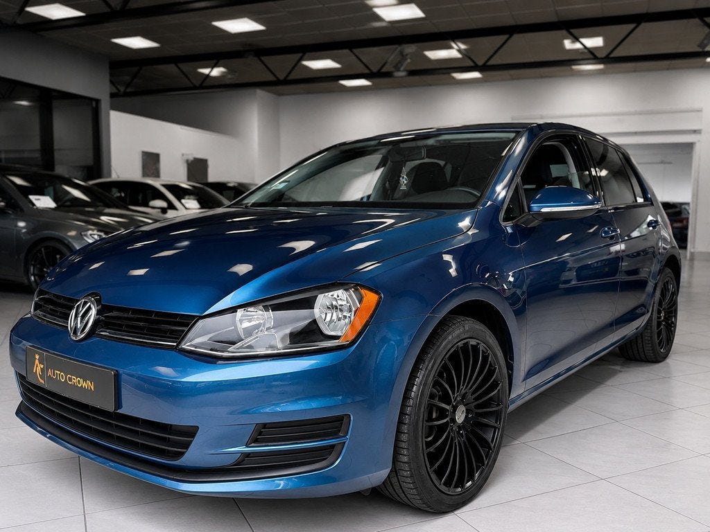 Volkswagen GOLF 1.8TSI BJ.2017 Automaat & Camera!, Automaat, Gebruikt, Blauw, Automatische klimaatregeling