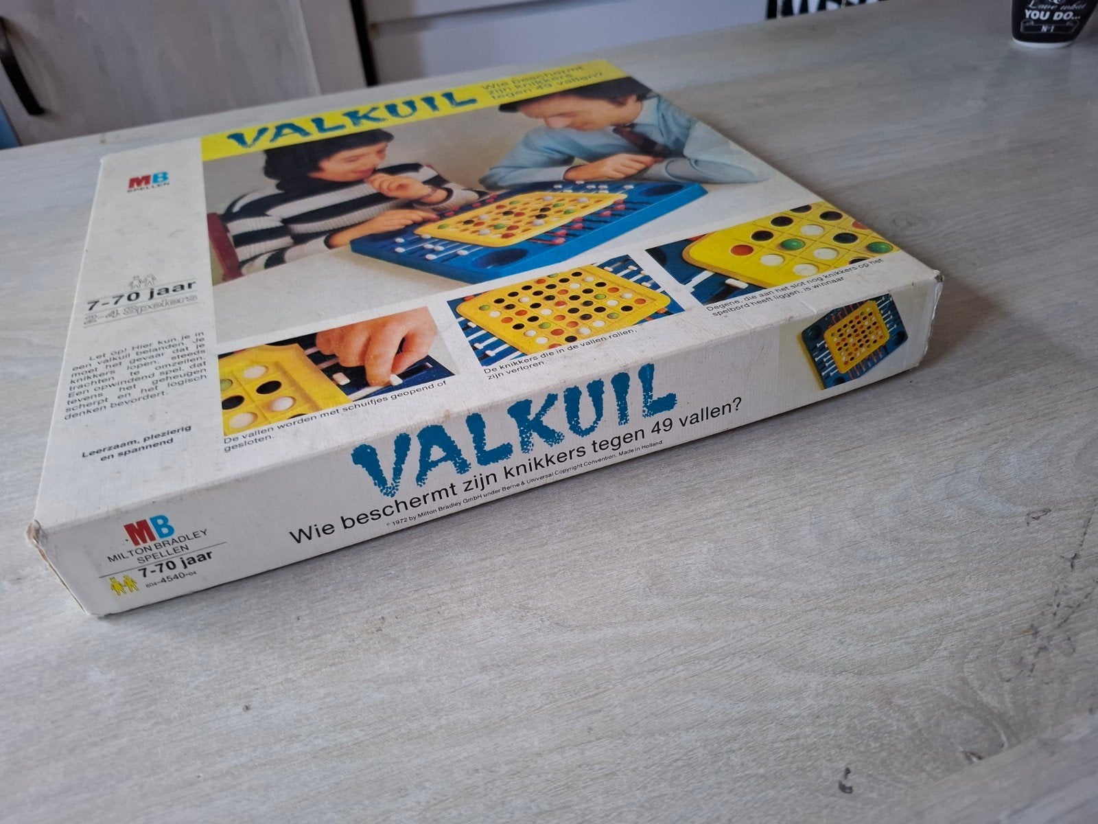 Valkuil Bordspel MB Spellen - Klassiek Gezelschapsspel, Niet van toepassing, oud product, Milton Bradley Company, Ophalen of Verzenden