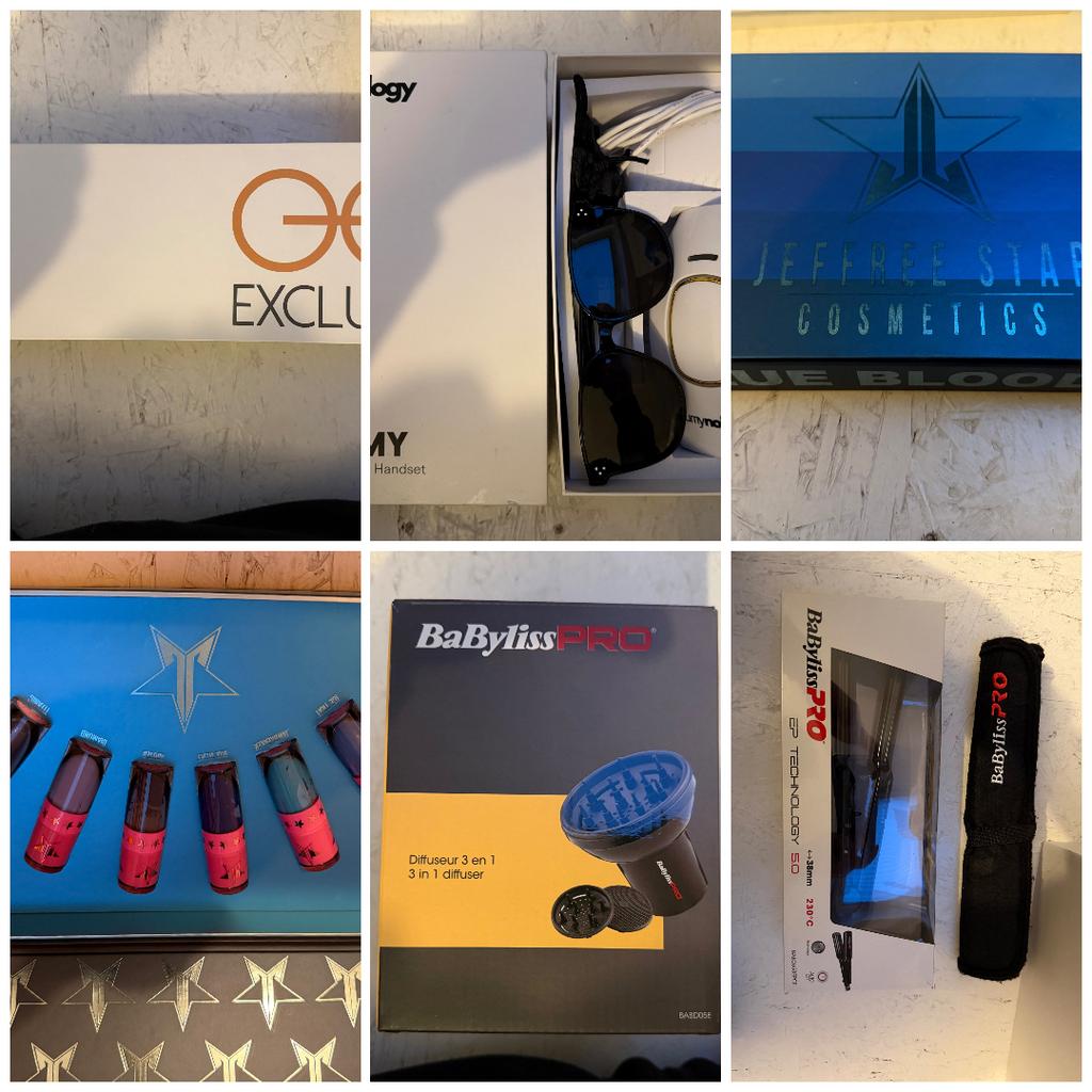 Pakket: Oge Haarborstel, Lumynology, jeffrey star, babyliss, Ophalen of Verzenden, Zo goed als nieuw, Haarverzorging