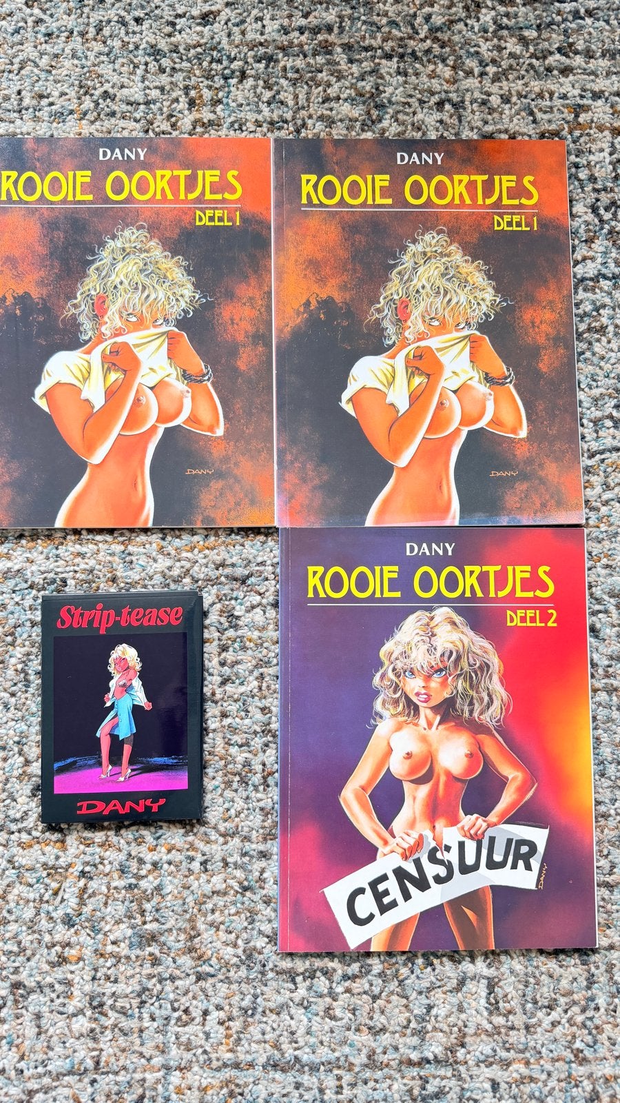 Set Dany vier stuks en eén Nunes nieuwstaat, Boeken, Meerdere stripboeken, Ophalen of Verzenden, Zo goed als nieuw