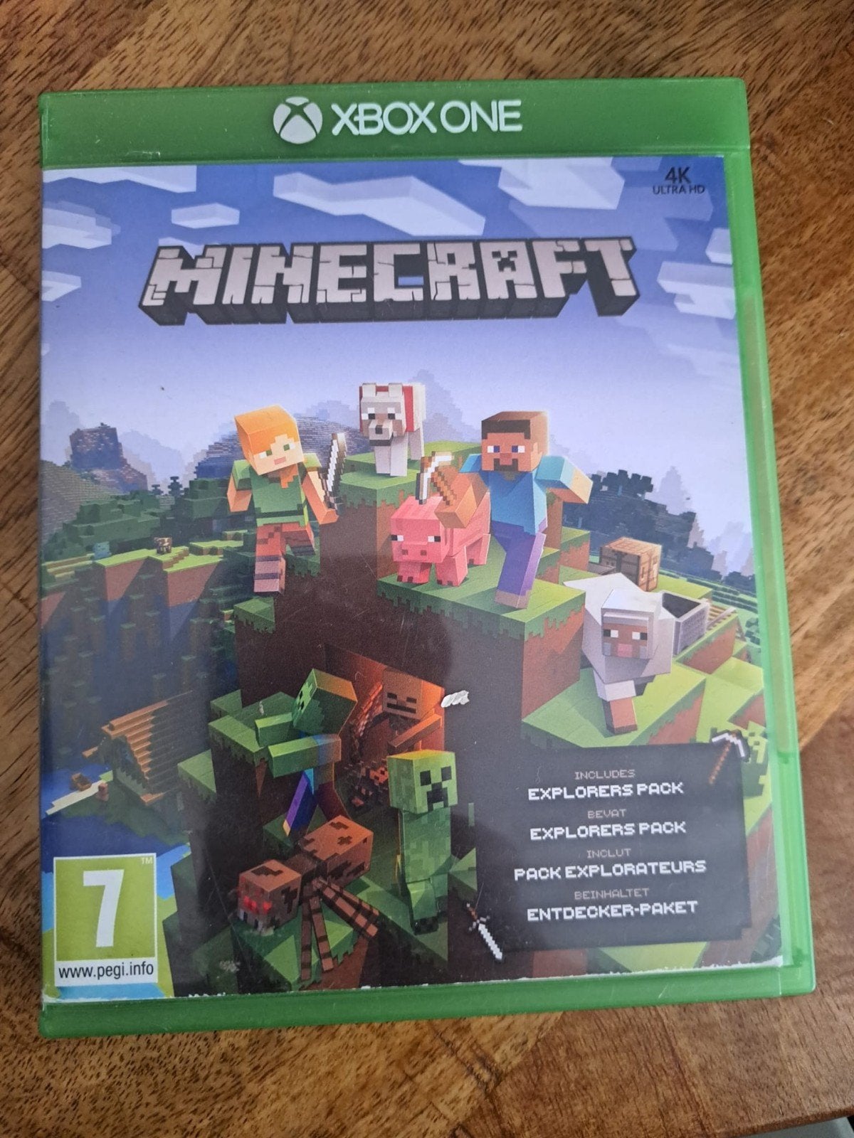 Minecraft Xbox One - Inclusief Explorers Pack, Avontuur en Actie, Online, Gebruikt, Ophalen of Verzenden