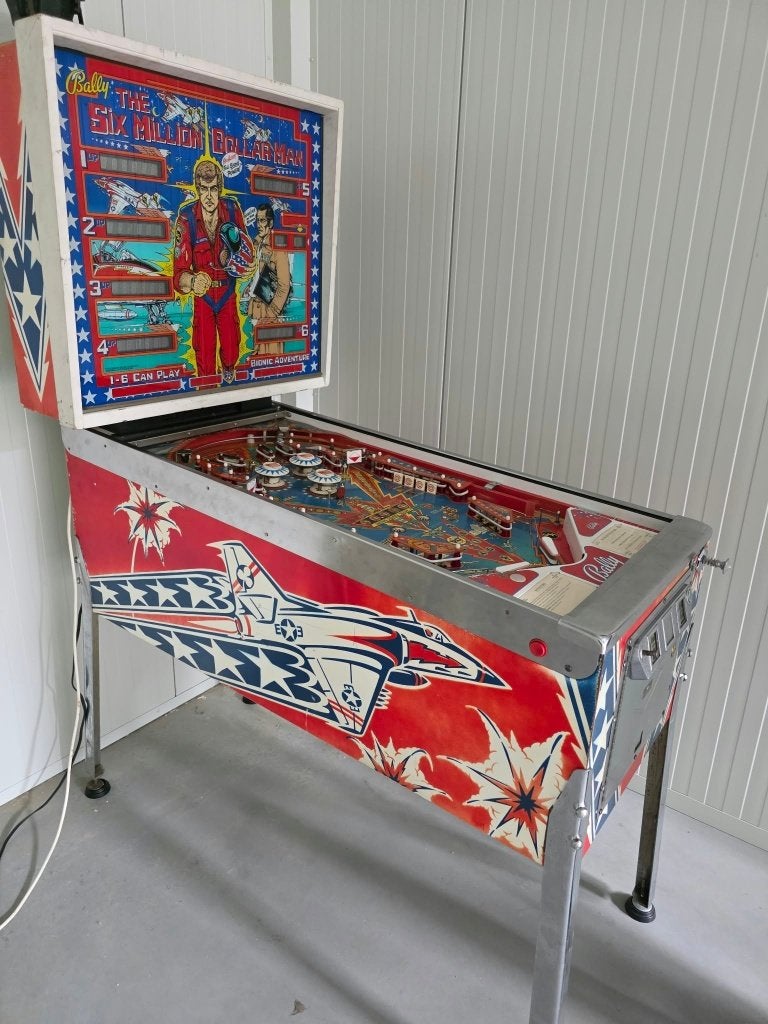 Bally Six Million Dollar Man Flipperkast uit 1978, Ophalen, Gebruikt, Elektronisch, Bally