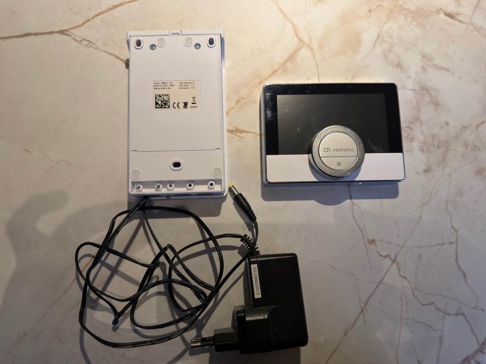 Remeha eTwist thermostaat met gateway, Ophalen of Verzenden, Slimme thermostaat, Gebruikt