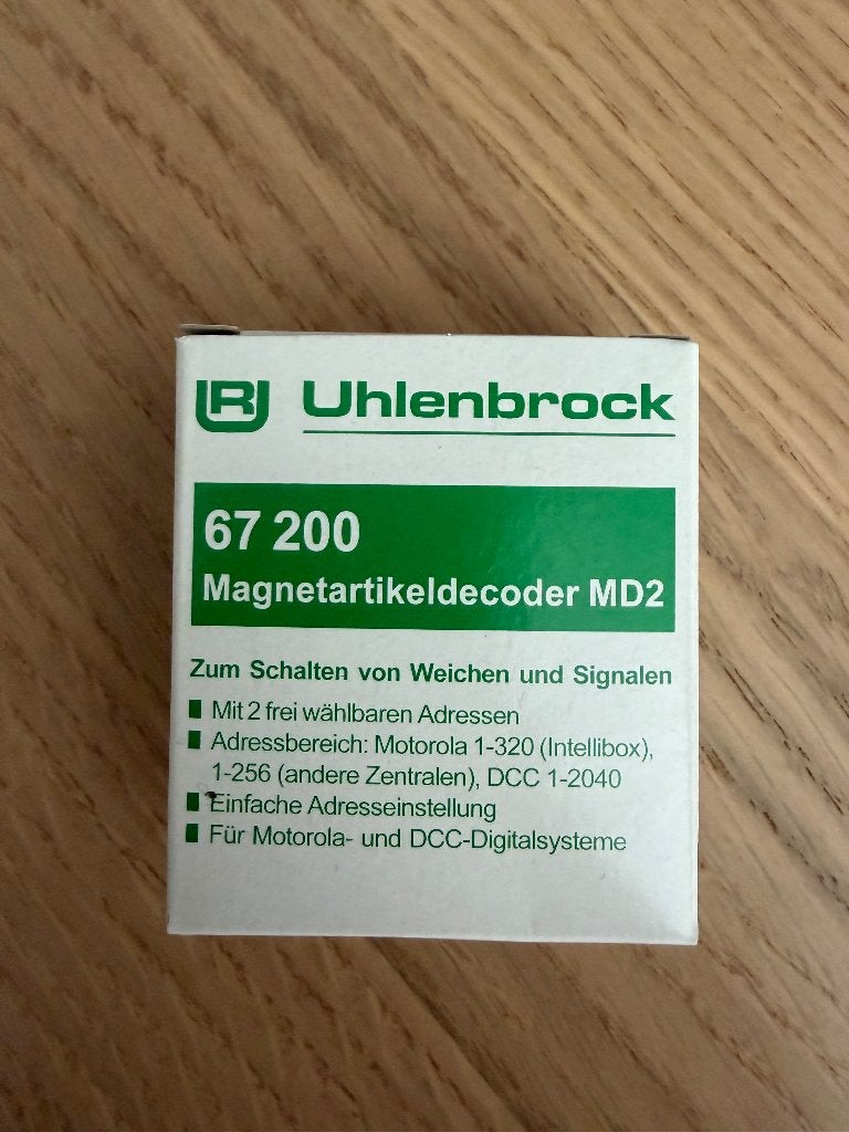Uhlenbrock Magneetartikel decoder 67200 Nieuw in org verp., Hobby en Vrije tijd, Modeltreinen | H0, Overige merken, Gelijkstroom of Wisselstroom
