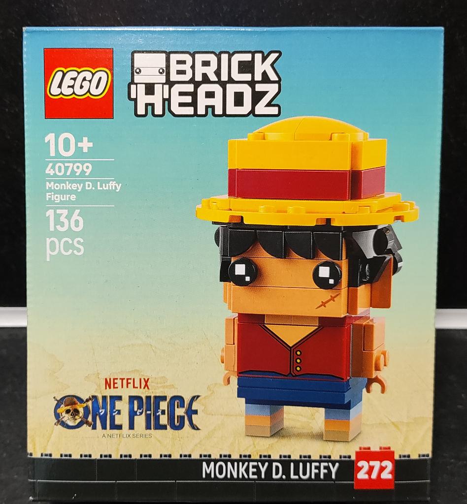 LEGO set 40799 – Monkey D. Luffy Figure – Nieuw in doos!, Info@lego.com, BrickHeadz, Lego, Nieuw
