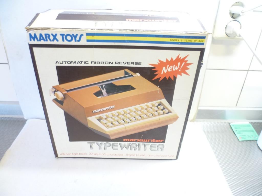 Marx Toys Marxwriter J5444A Japan 1975 Speelgoed Type Machin, Antiek en Kunst, Antiek | Speelgoed, Ophalen of Verzenden