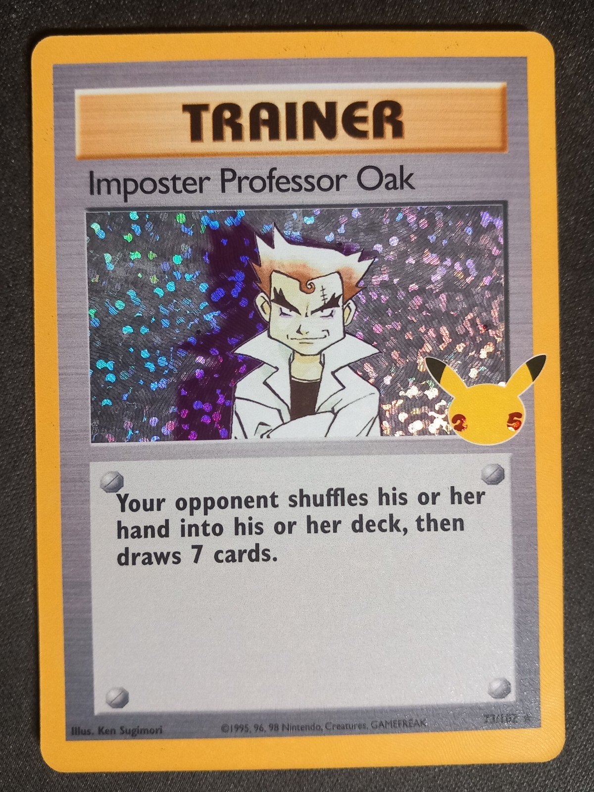 Imposter Professor Oak Celebrations Classic Collection NM, Verzenden, Zo goed als nieuw, Losse kaart, Foil