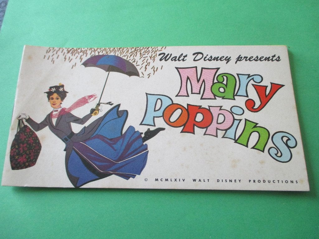 Antiek boekje Walt Disney , Mary Poppins (M), Boeken, Stripboeken, Eén stripboek, Verzenden, Gelezen