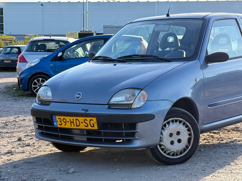 Fiat Seicento 1.1 S/ KONINGSDAG KOOPJE, Voorwielaandrijving, Blauw, Origineel Nederlands, Handgeschakeld