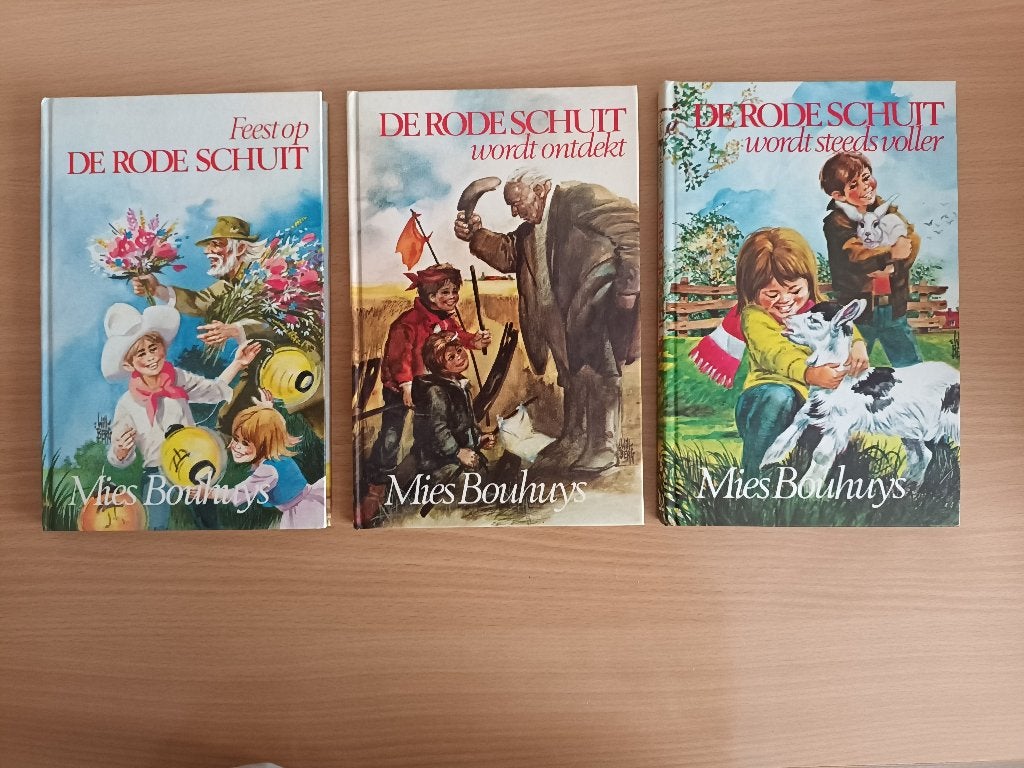 Drie delen van de Rode Schuit, Ophalen of Verzenden, Zo goed als nieuw, Mies Bouhuys