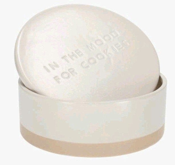 JENS LIVING Voorraadpot "In the mood for cookies", Beige, Ophalen of Verzenden, Zo goed als nieuw, Voorraadpot