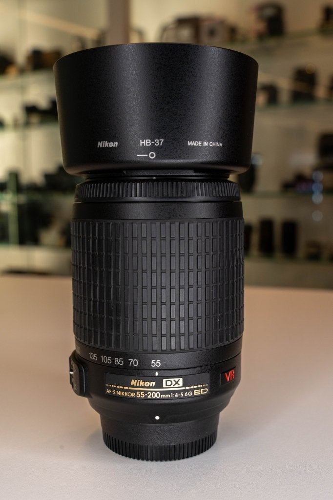 Nikon AF-S 55-200mm F4.0-5.6 G ED DX (Foto-Groep Doorn), Ophalen of Verzenden, Niet ingevuld, Niet ingevuld, Niet ingevuld