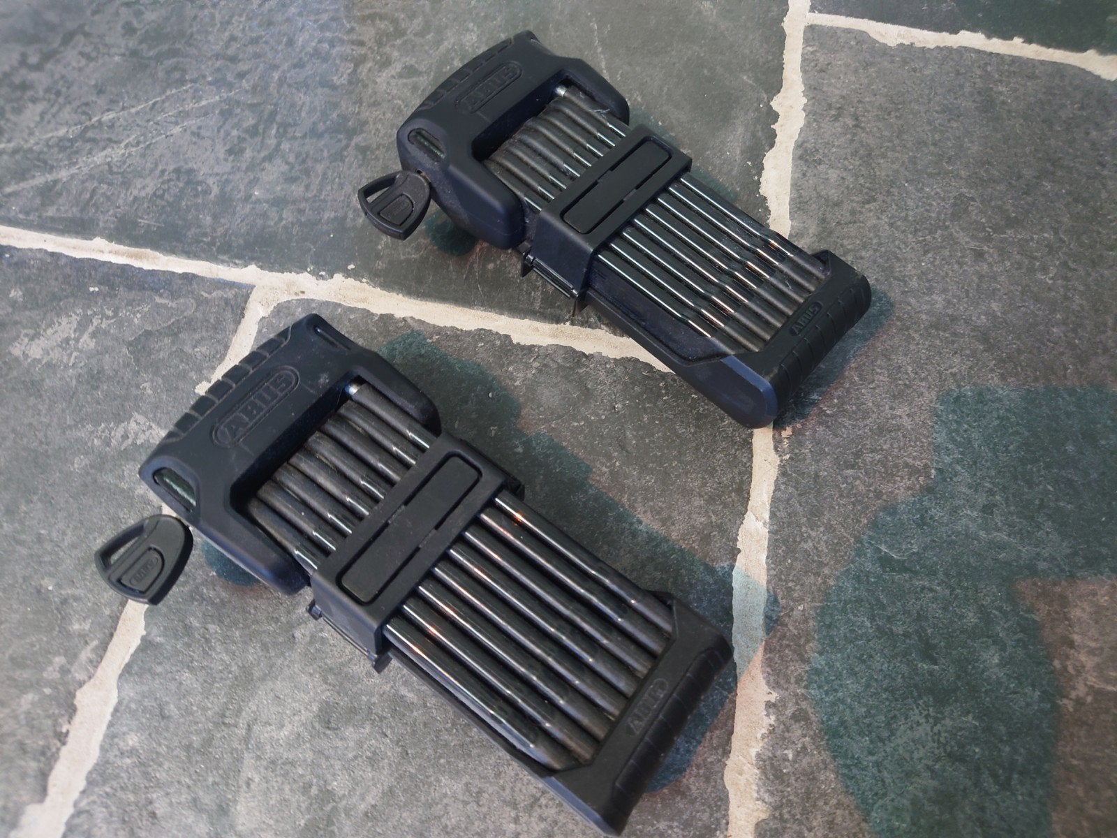 ABUS Bordo Granit XPlus 6500K/120 BK SH Vouwslot, zgan!, Fietsen en Brommers, Fietsaccessoires | Fietssloten, Ophalen of Verzenden