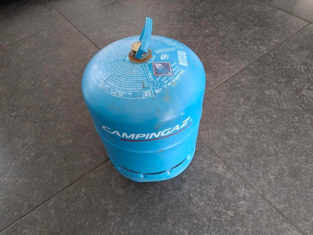 Campingaz gasfles type 907 ( leeg ), Caravans en Kamperen, Ophalen, Gebruikt