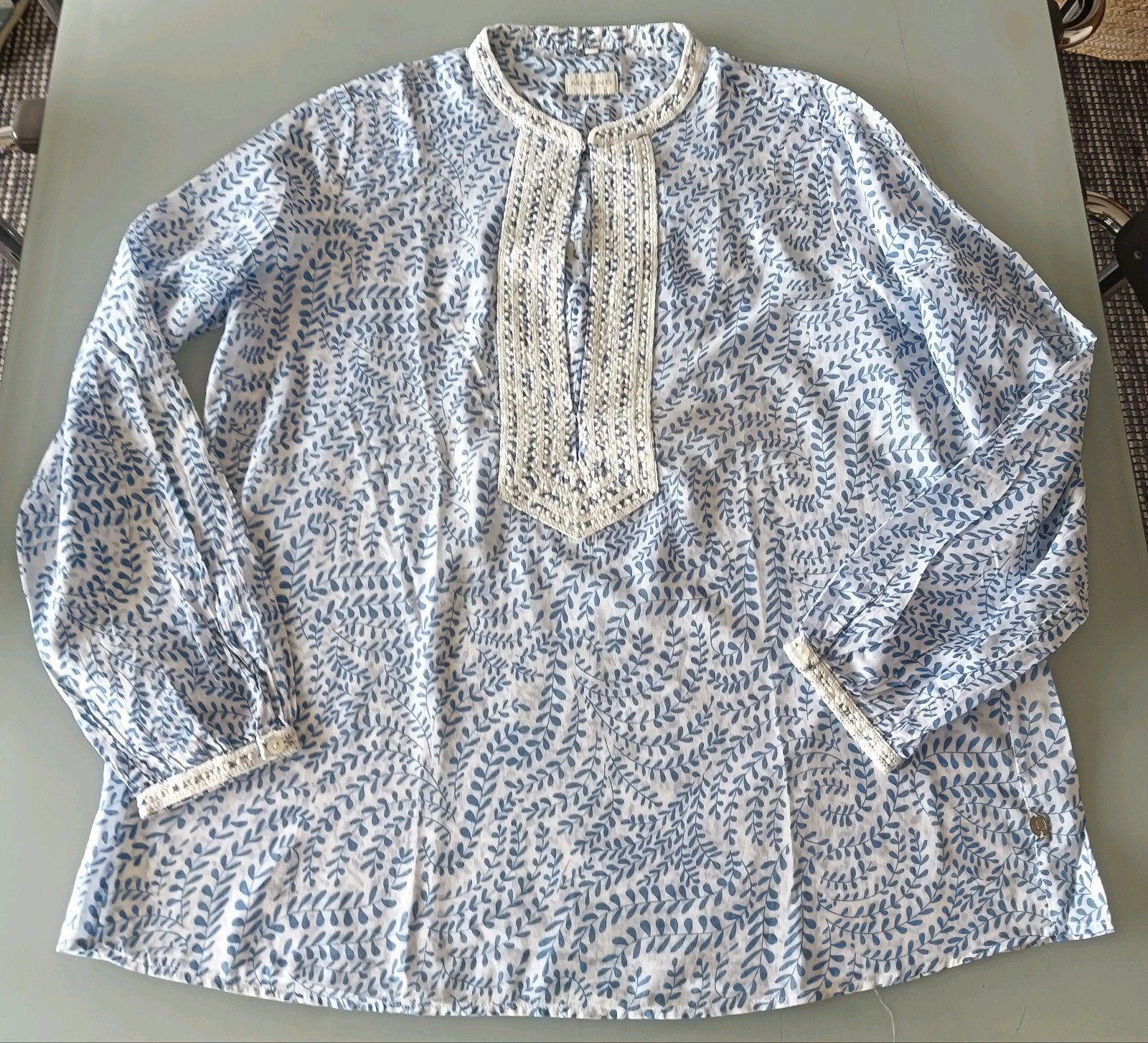 Milano Italy tuniek in maat 40/42 nieuwstaat, Kleding | Dames, Blouses en Tunieken, Maat 38/40 (M), LK Bennett Munthe, Blauw, Ophalen of Verzenden