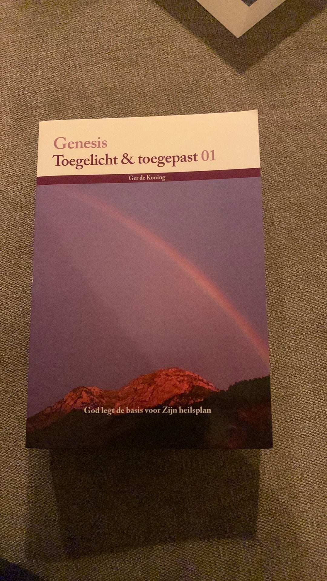 M.G. de Koning - Genesis Toegelicht en toegepast, Ophalen of Verzenden, Zo goed als nieuw, M.G. de Koning