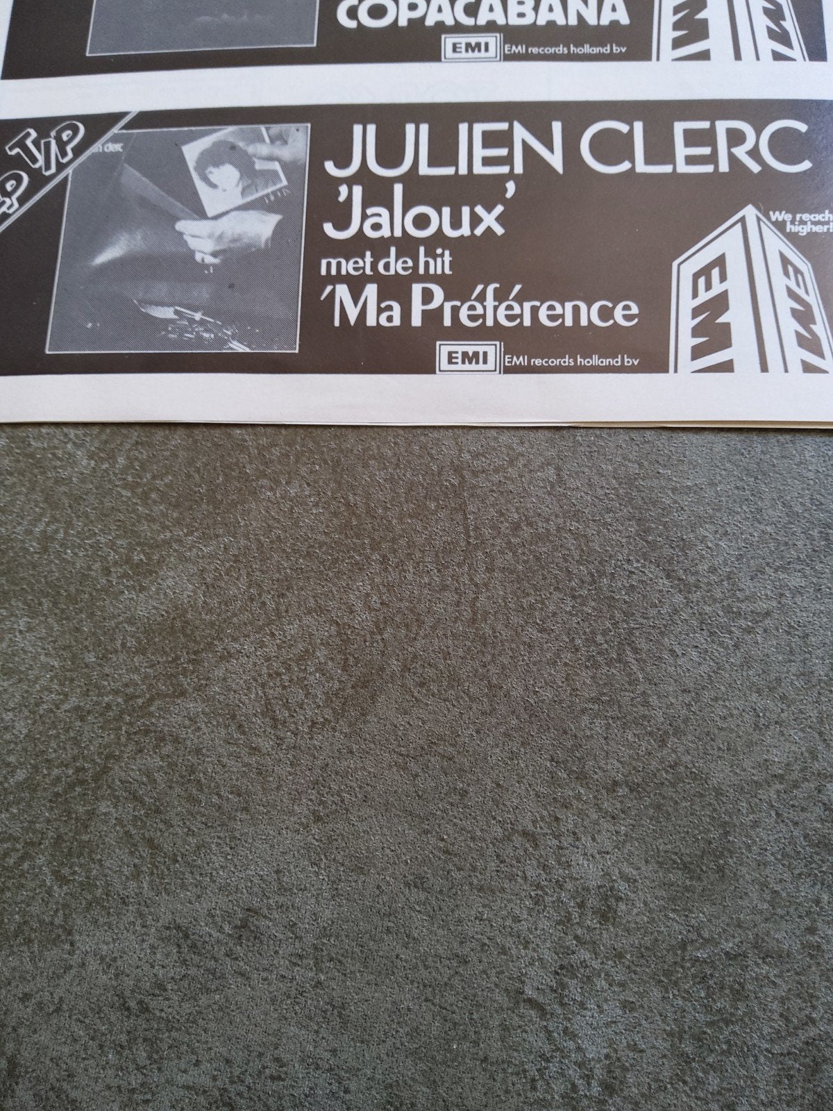 Julien Clerc, Ophalen of Verzenden, Boek, Tijdschrift of Artikel