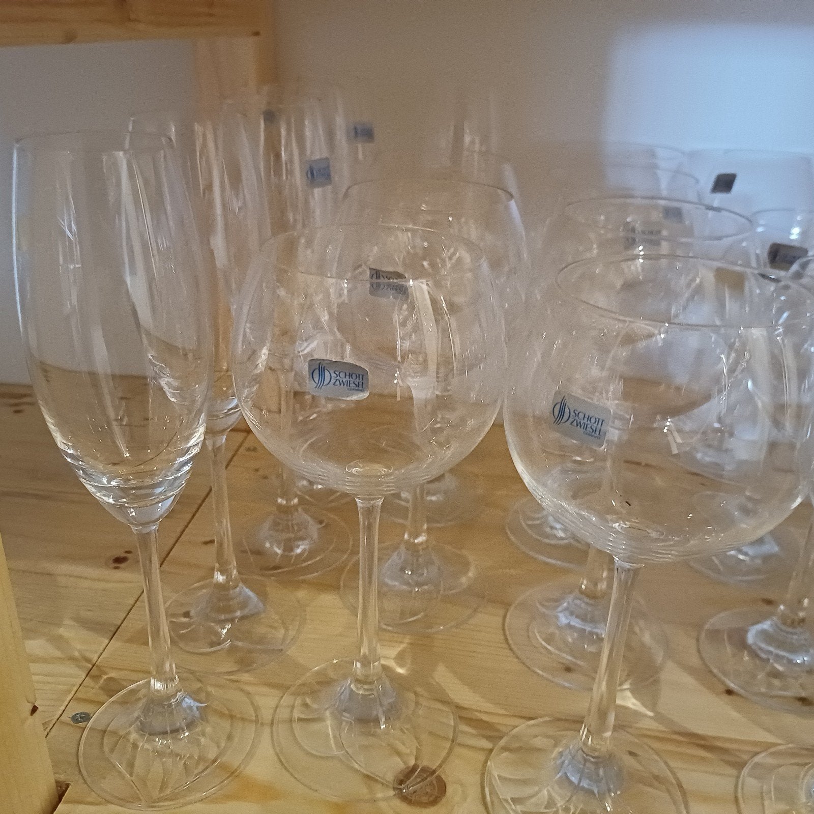 Glasservies Zwiesel La Rose helder, Ophalen of Verzenden