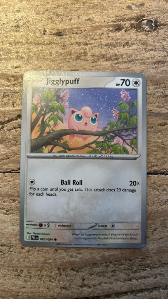 Jigglypuff pokemon kaart, Ophalen of Verzenden, Zo goed als nieuw